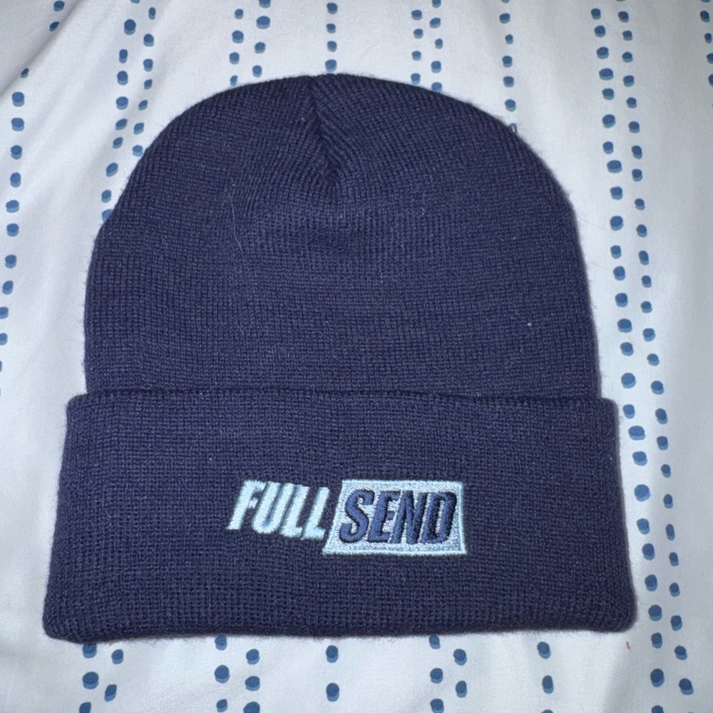 NAVY BLUE NELK BOYS FULL SEND BEANIE